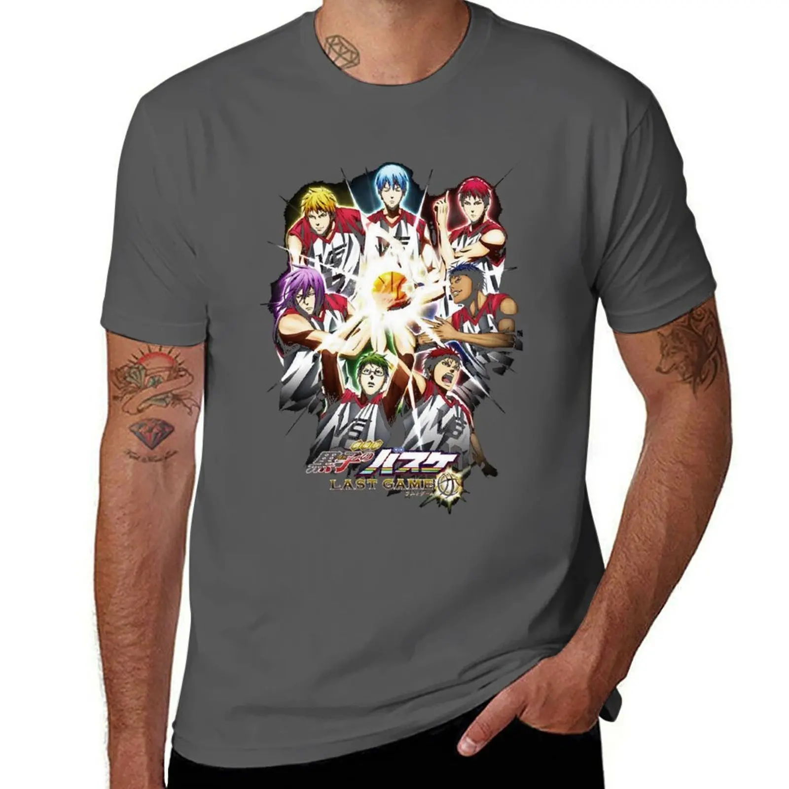 

BASKETBALL KUROKOS T-Shirt Large Size Casual Short Sleeve Top