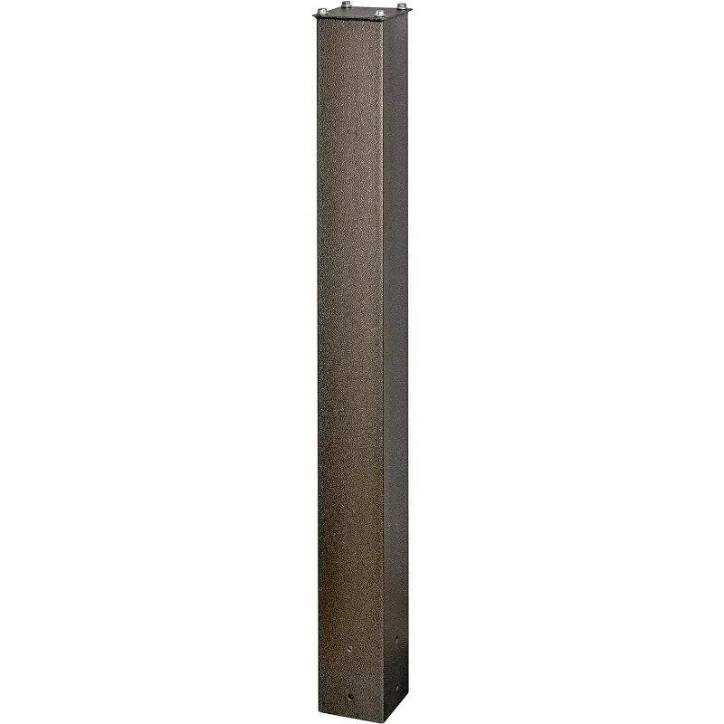 

Bronze In-Ground Mounting Post, 43 x 4 x 4 inches, for Use with Mailbox,Medium