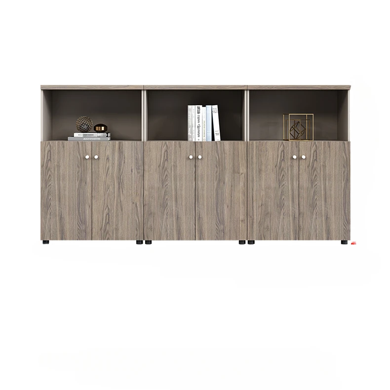 Tea cabinet, floor to floor storage, low and minimalist modern information cabinet, conference room