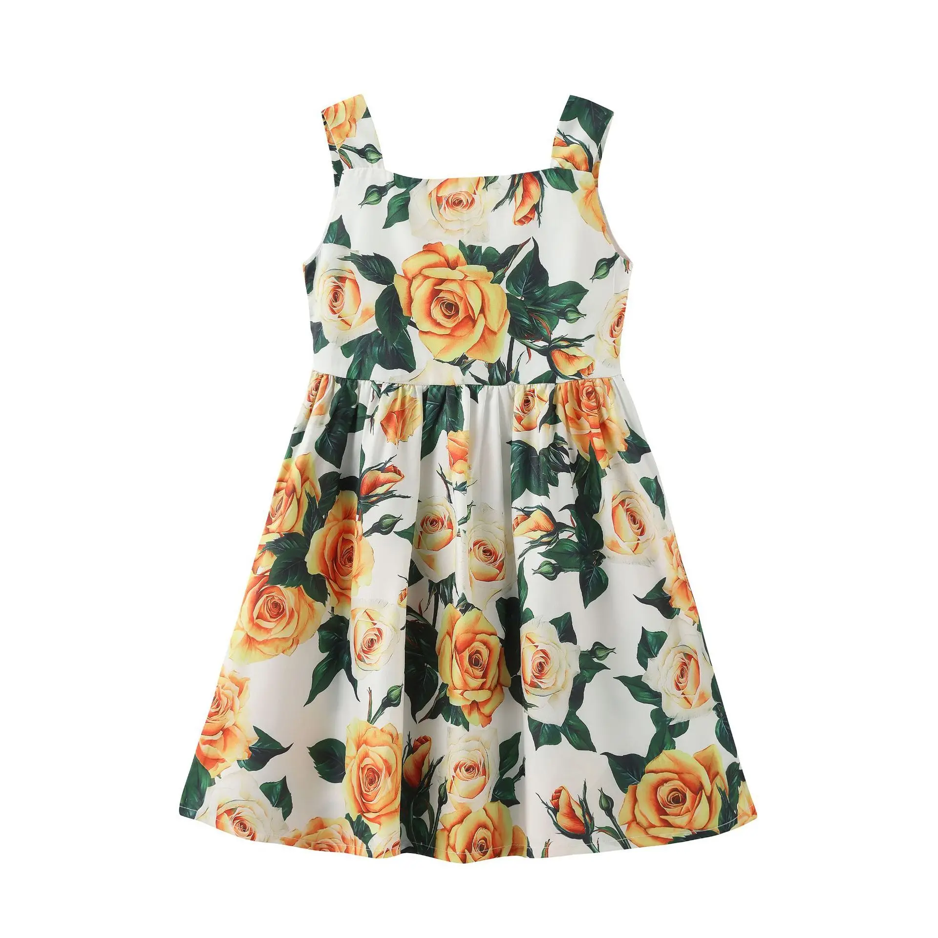 Toddler Girl Dress Fashion Disfraz Princesa Spring Summer Princess Dress Girl Designer Floral Toddler Girl Dress