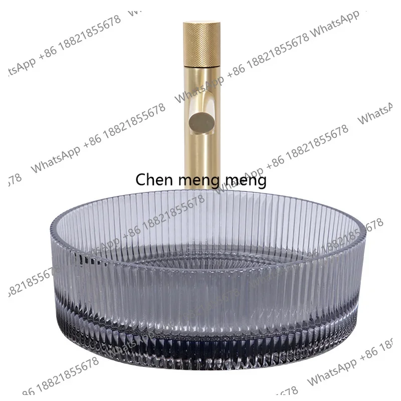 

Горячая распродажа: Стеклянная раковина для ванной комнаты, круглая стеклянная раковина для установки на столешницу