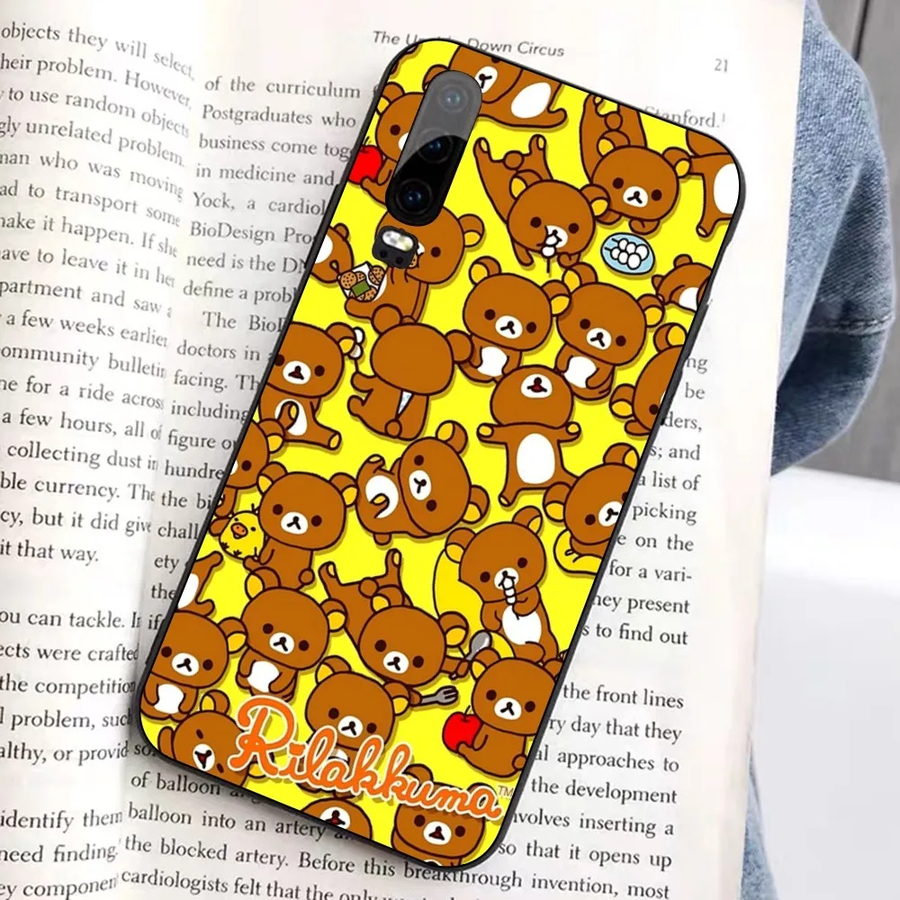 R-Rilakkuma Phone Case For Huawei Honor 10 lite 9 20 7A 9X 30 50 60 70 pro plus Soft Silicone Cover