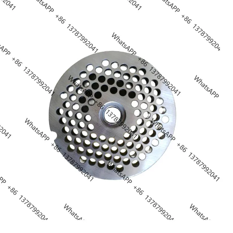 #32 Meat Grinder Convex Round Perforated Plate 99mm Diameter 6mm Hole