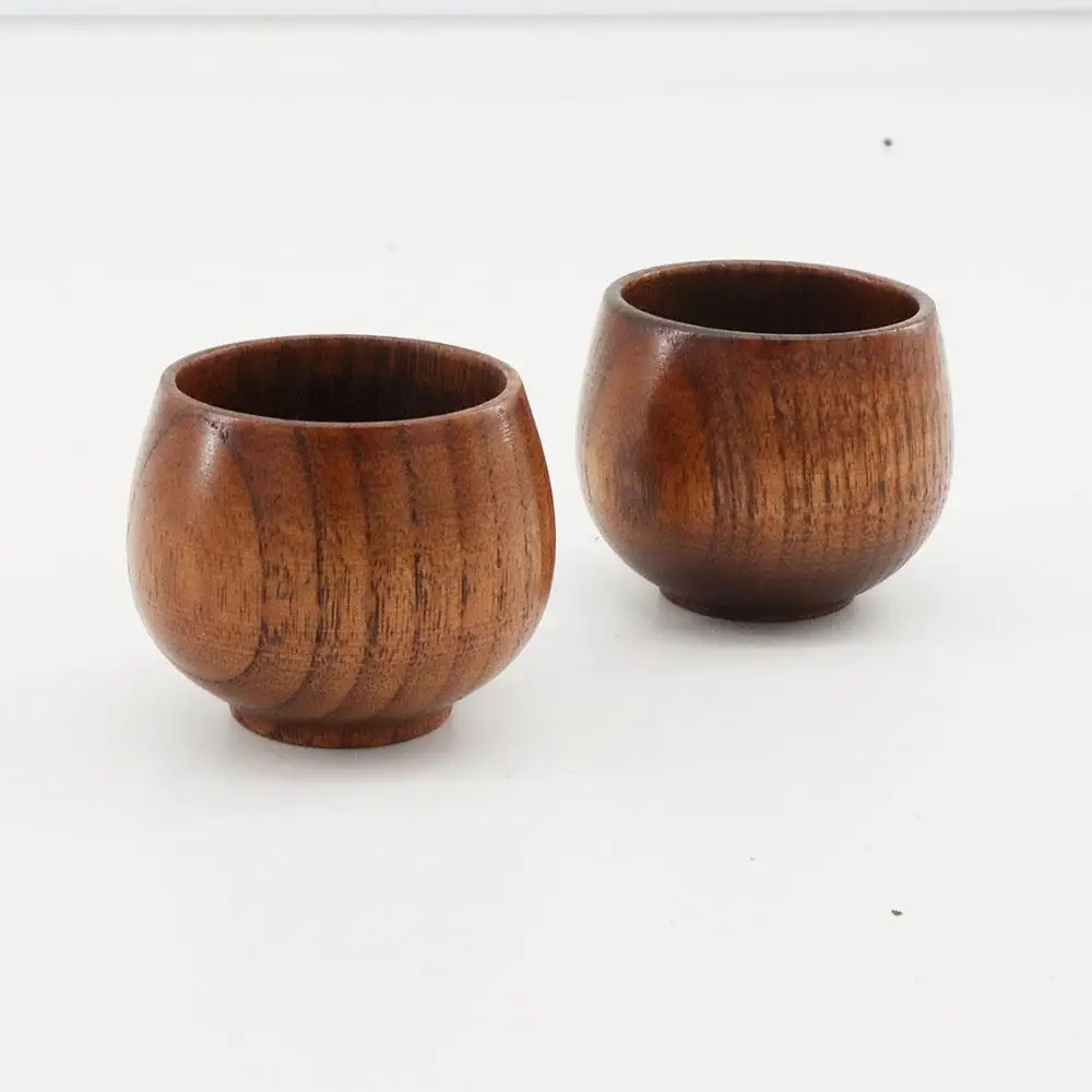 Anti-corrosion Creative Handmade Bar Drinkware Jujube Wooden Japanese-style Coffee Cup Wooden Cup Tea Cup Drinking Cup