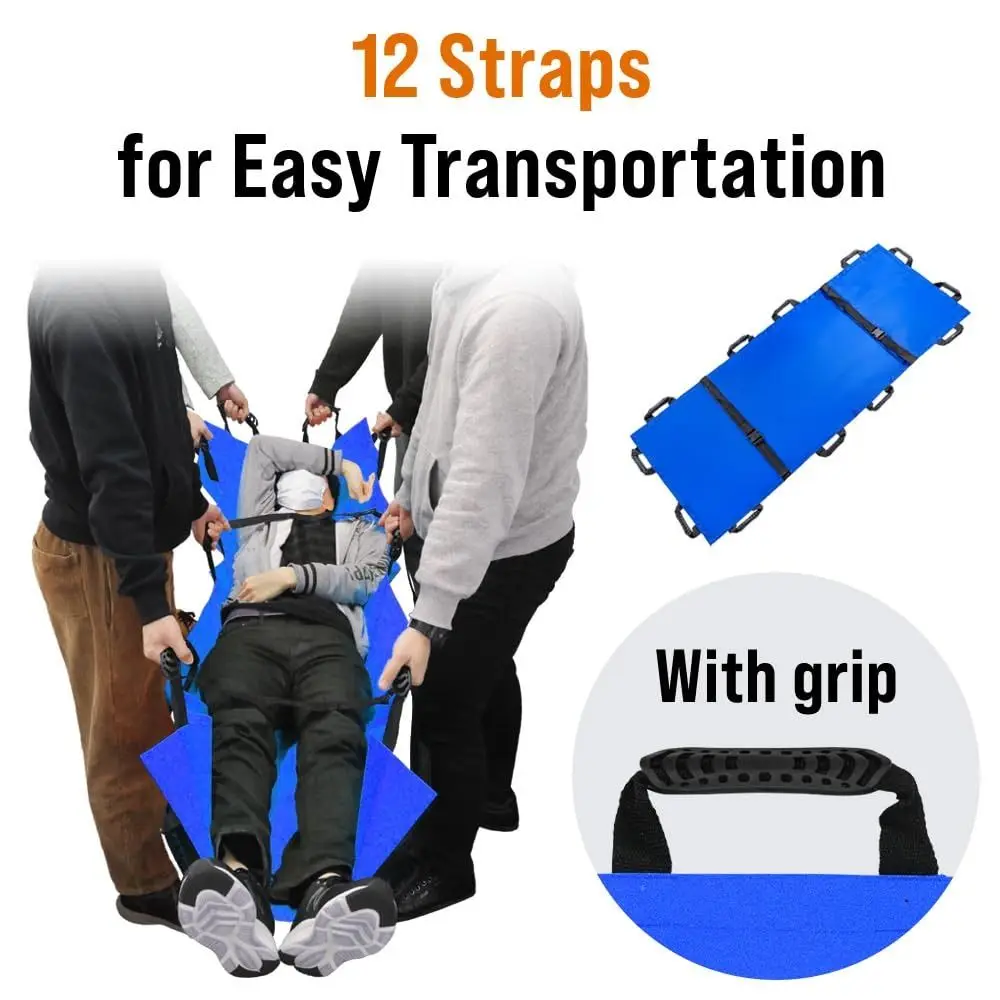Waterproof Patient Positioning Sheet Nylon Material 12 Handles Flip Over Care Pad Reinforcement Strap Oxford Cloth