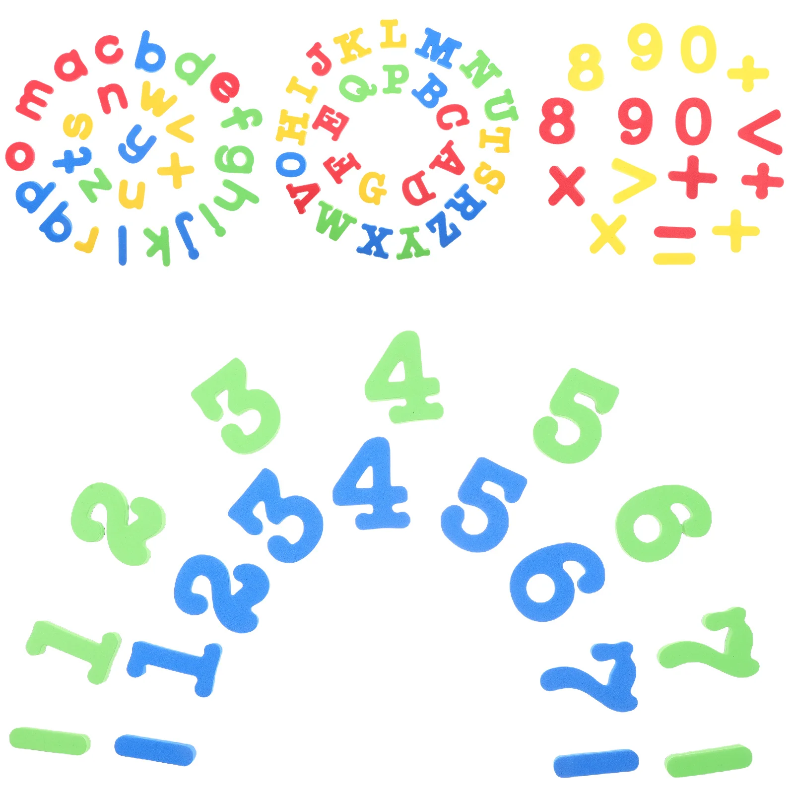 Magnetic Alphanumeric Letter Stickers Nail Alphabet Fridge Fine Eva Numbers For Classroom