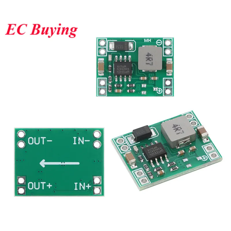 10pcs/lot  MP1584 3A DC-DC Step-down Buck Power Supply Module 3A Voltage Regulator Module 4.5V-28V To 5V/adjustable Output
