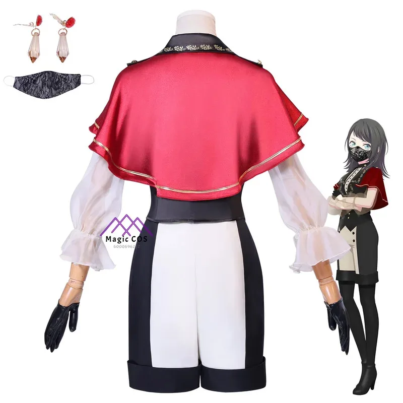 Anime BanG Dream AveMujica Yahata Umiri Cosplay Costume Timoris Clotehs Wig Full Set for Women Halloween Role Play Comic Con