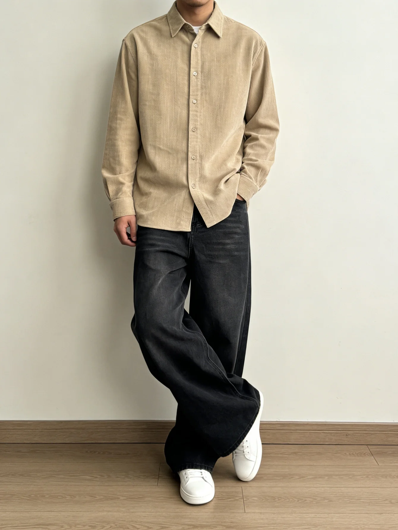 

Stylish Black Men's Original Baggy Jeans Y2K Drip Fashion Casual Denim Pants No accessories or belts included