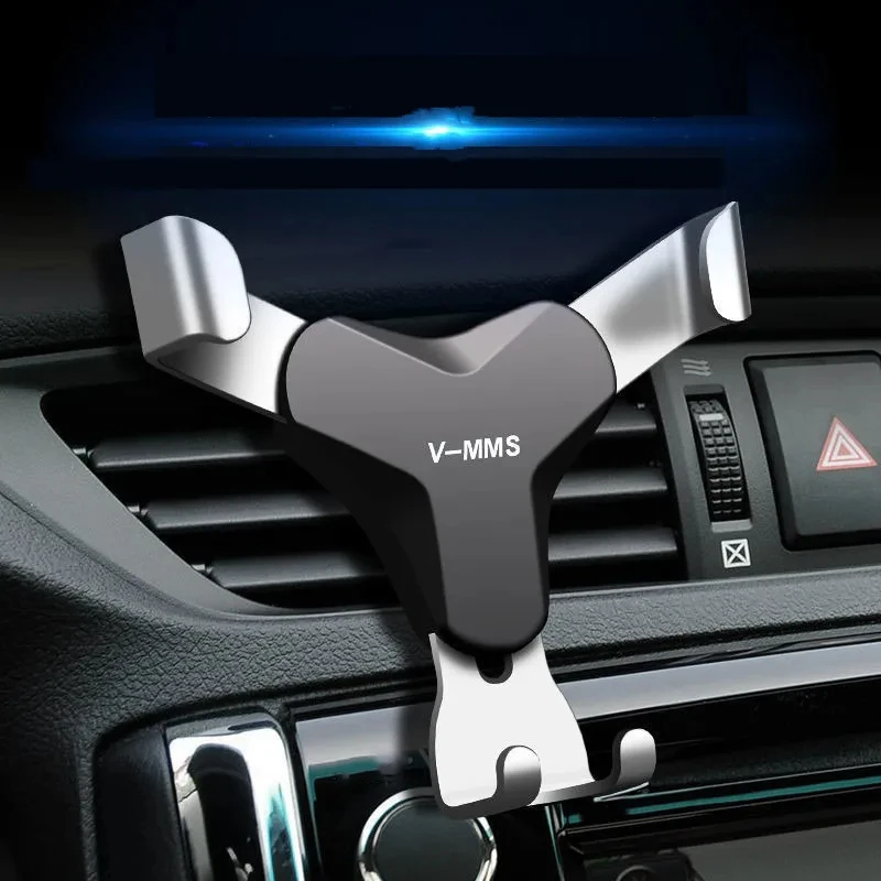 

New car mounted gravity bracket, car air outlet fixing bracket, car navigation phone holder, non-magnetic