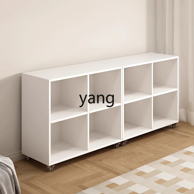 

Yhm floor-to-ceiling storage integrated mobile rack against the wall