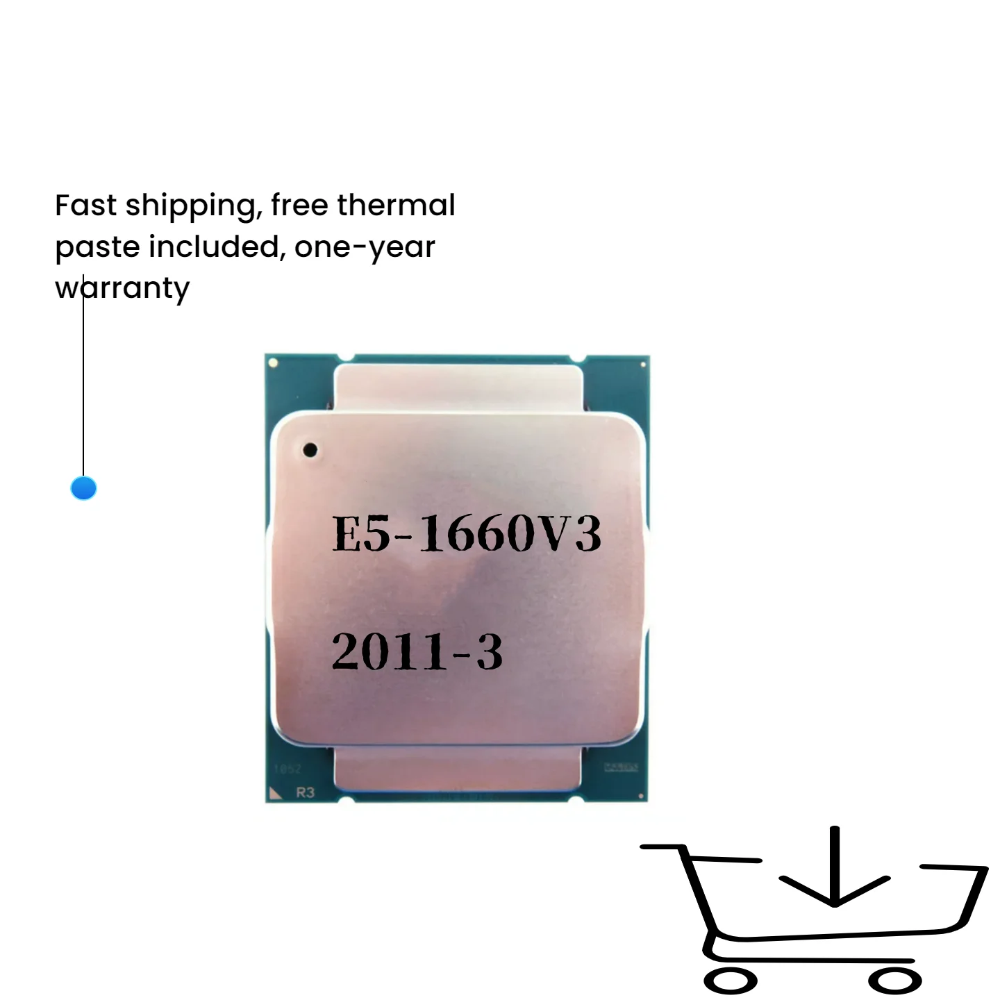 

E5-1660 V3 3.0 GHz E5-1660V3 SR20N 8-Core 20MB E5 1660V3 140W E5 1660 V3 1866 MHZ FCLGA2011-3