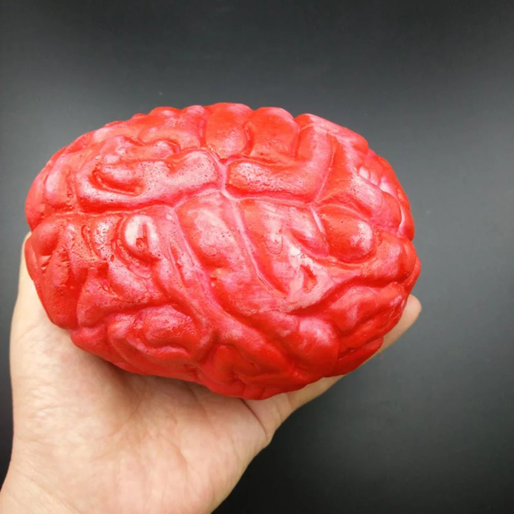 

1 set 5 Tools Simulated Organ Props Realistic Bloody Brain Halloween Body Part Garden Door Decoration Use