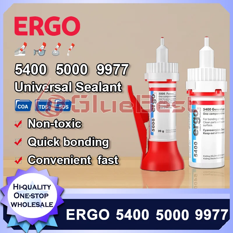 ERGO 5400 5000 9977 Fast-Curing Sealant for Professional Precision Bonding and Durable Industrial Applications Fast Set Plus