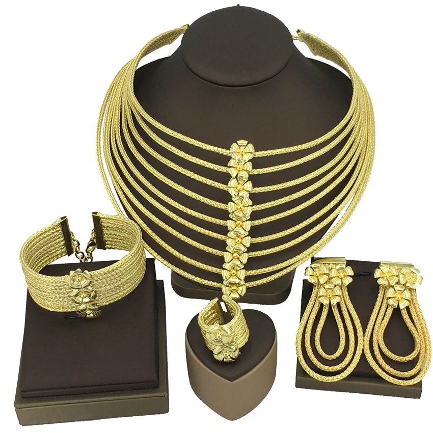yuminglai-latest-dubai-gold-color-jewelry-sets-luxury-18k-gold-plated-women-necklaces-earrings-ring-bracelet-fhk13235