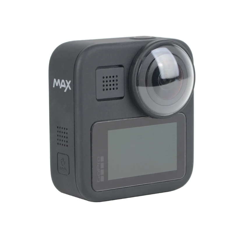 Suitable for GoPro max lens cover protection transparent cover protective case open hole battery cover tempered