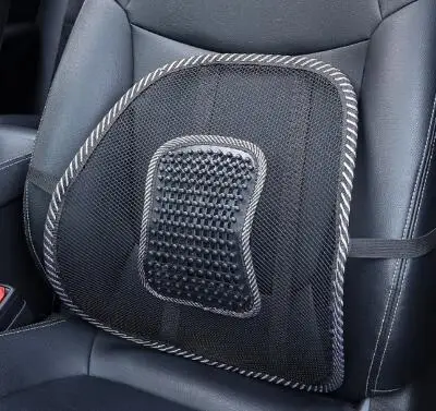 Car Seat Chair Back Cushion Mesh Lumbar Back Brace Car Seat Chair Cushion Massage Back Cushion Pad Support Home Office