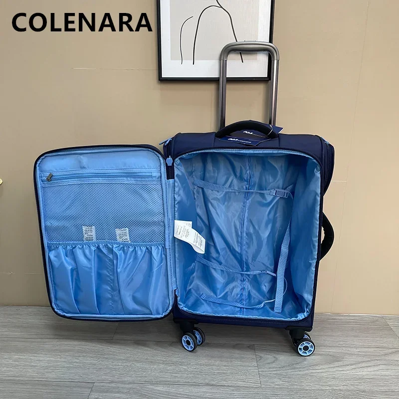 COLENARA Women's Suitcase 29-inch Oxford Large-capacity Waterproof Luggage 20 Boarding Box Men's Multifunctional Luggage