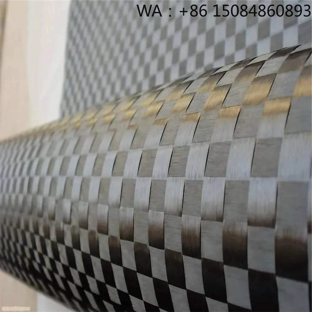 

12K Spread Tow High Modulus Carbon Fiber Fabric, ultra-flat lightweight woven cloth for high-end aerospace and auto composite pa