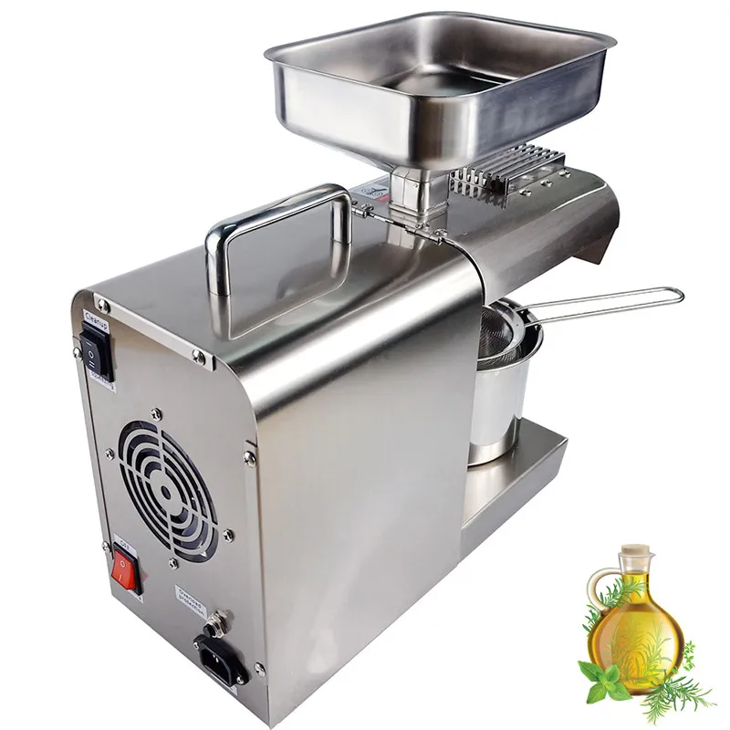 Cold mini oil press machine /small coconut oil extraction machine with temperature controller