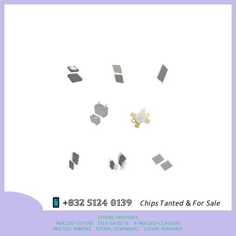 Integrated circuit chip STEVAL-MKI160V1 NUCLEO-C071RB 53L0-SATEL-I1 X-NUCLEO-CCA01M1 WiFi module NUCLEO-WB09KE STEVAL-STWINMA2