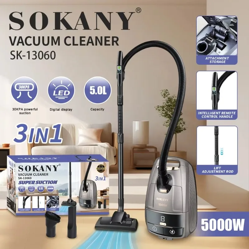 [Hot Sale]Sokany Handheld Vacuum Cleaner Lightweight Portable With Bag For Quick Home Cleaning
