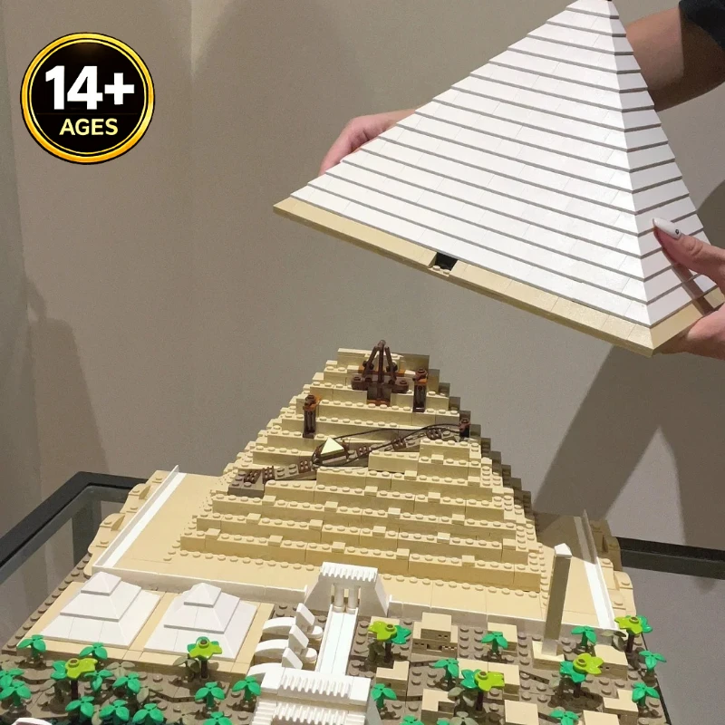 

Architecture Great Pyramid of Giza 10761 - 1476Pcs Building Blocks Ancient Egypt Model Kit Toy