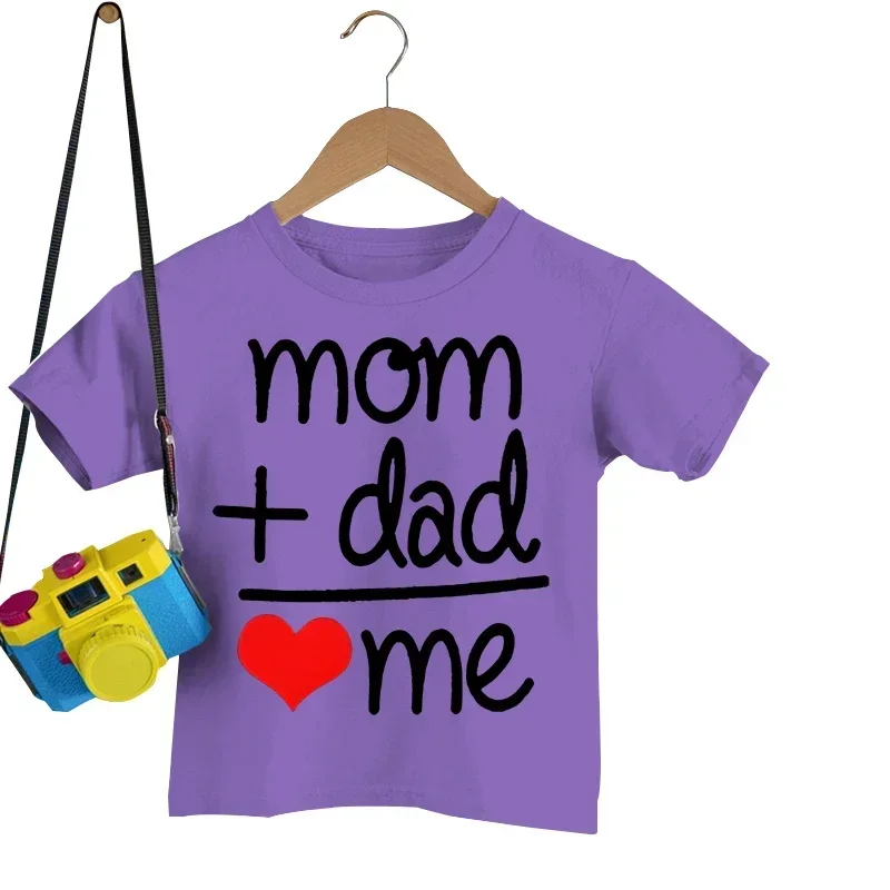 Mama Papa mich Familie passende Outfits Vater Tochter Sohn T-Shirt Familie Papa mich Baby Kinder Kleidung Vatertag Geschenk