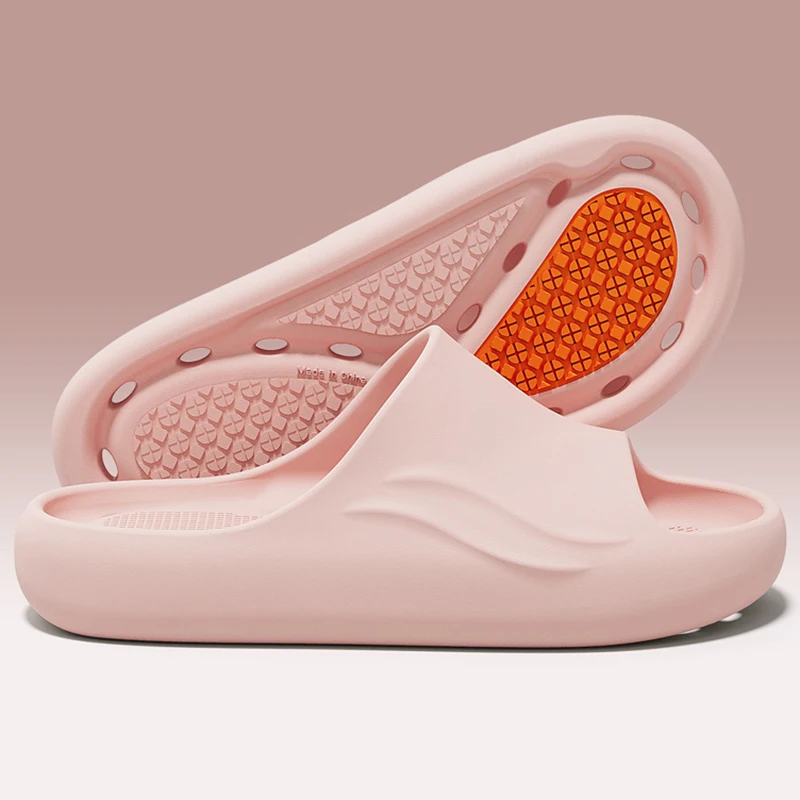 Indoor Non Slip Bathroom Slippers Women Water Leakage Quick Drying Eva Home Slides Woman Comfortable Soft Sole Slippers Mujer
