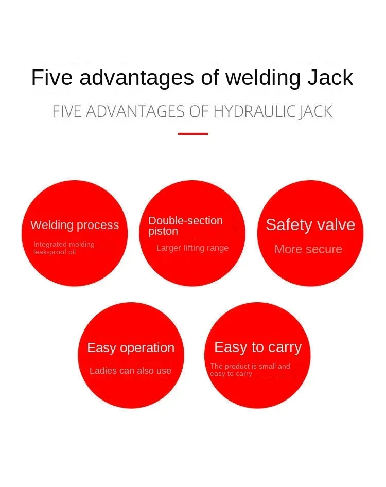 10T ton Car jack manuale idraulico verticale martinetto idraulico riparazione strumento auto 5000(Mpa)