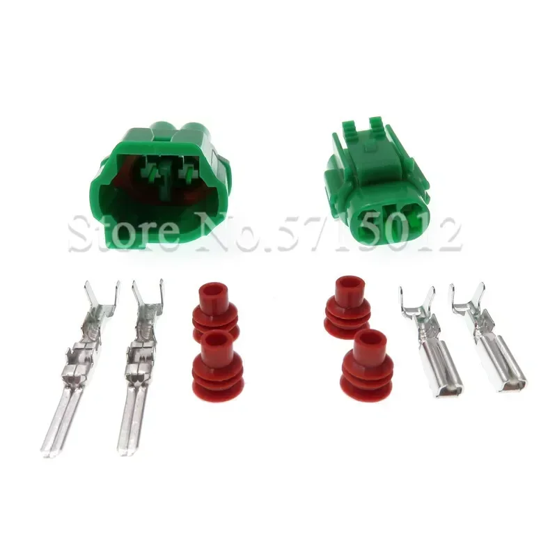 2 Hole Female Male Automotive Tail Light Socket Fog Lamp Plug For Toyota BYD Car Auto 6180-2591