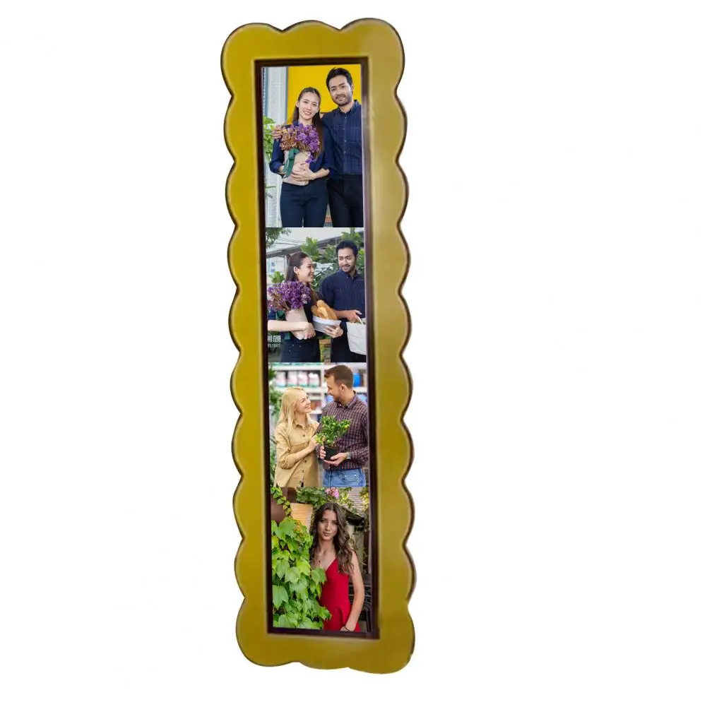 

Decorative Picture Frame Family Photo Display Magnet Set for Fridge Pvc Cover Magnetic Frames for Home Office Decoration