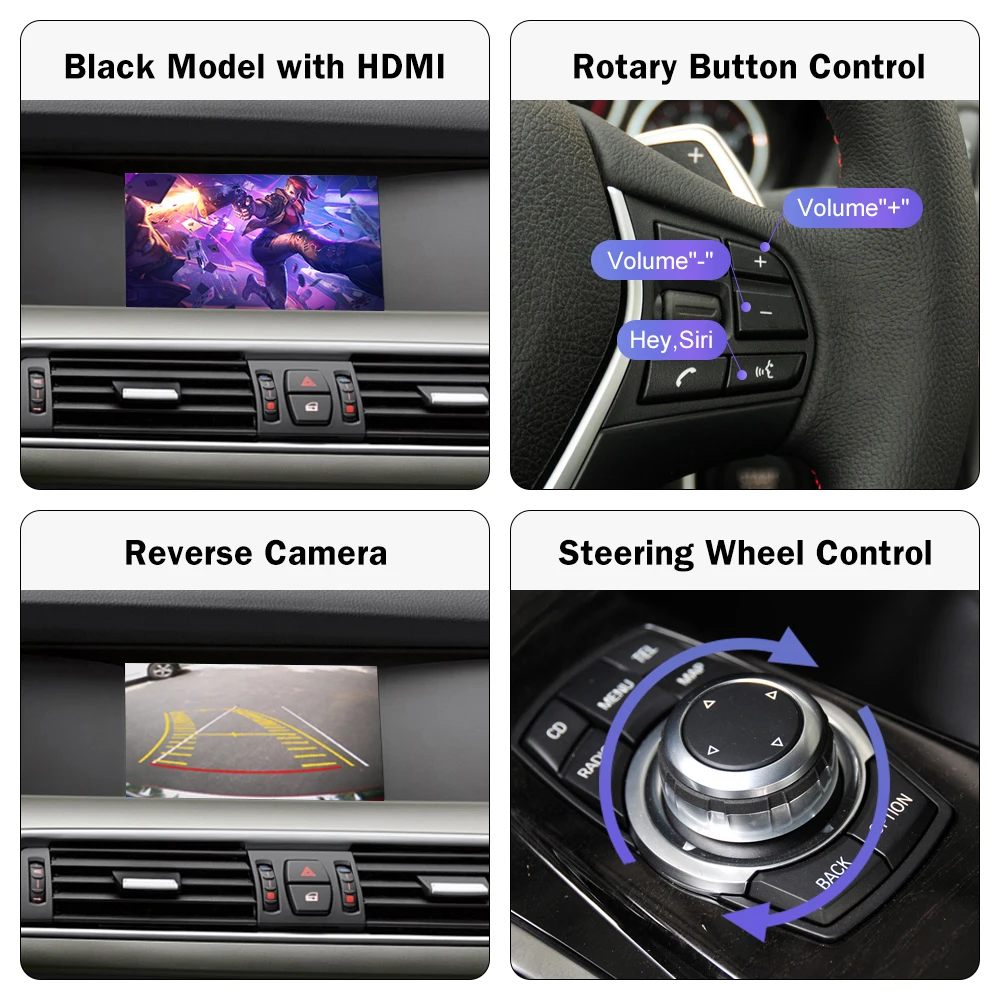 Picture 5: Wireless CarPlay For BMW 5 Series F10 F11 F07 GT 7 Series F01 F02 F03 F04 CIC NBT EVO Android Auto Mirror Link AirPlay Car Play