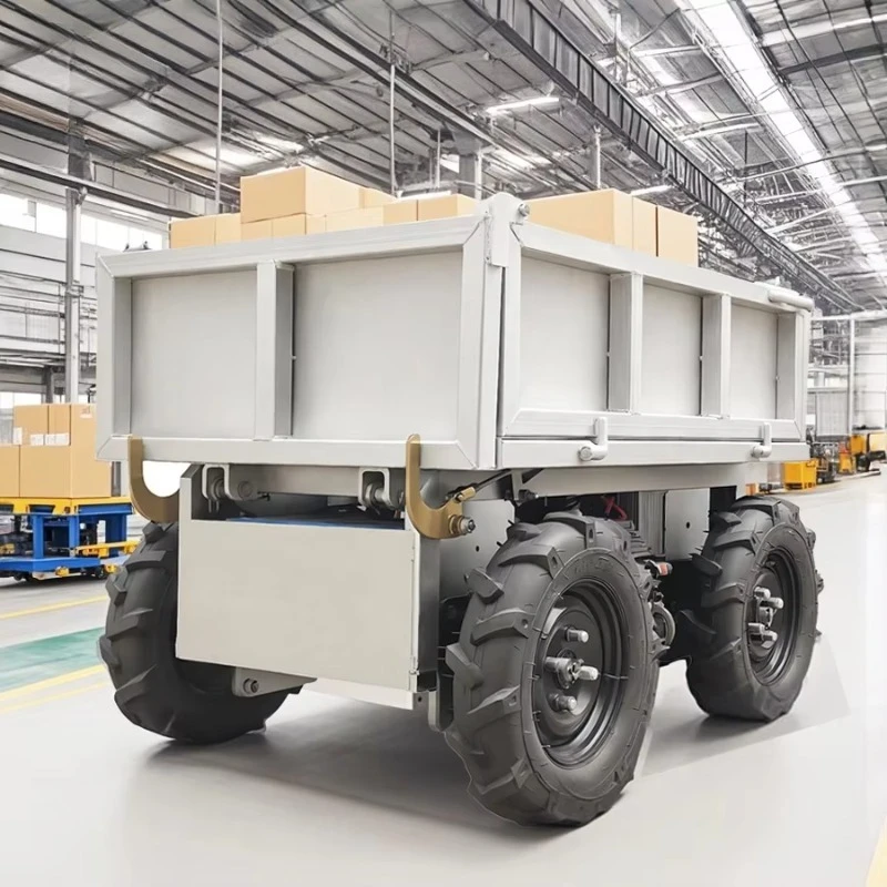 

【Best-selling】Electric Remote Control Transporter LEZUM D-600 Orchard Farm Electric Material Handling Equipment All Terrain Tran