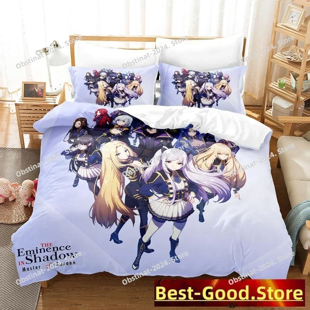 The Eminence in Shadow Bedding Set Printed single Comforter Quilt Bed Cover Duvet Cover Pillow Case 3 Pieces Set Kids Adult Size