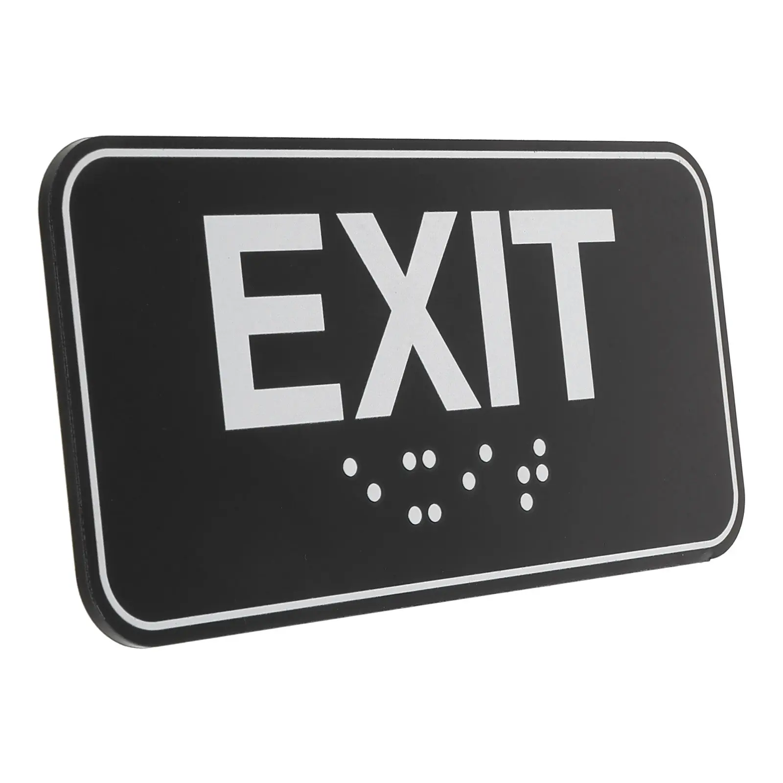 

Self-Adhesive Braille Corridor Exit Sign for Public Places Schools Hospitals Fire Exit Safety Indicator Sign Safety Signs