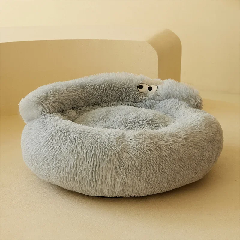 Super-Katzenbett, warmes schlafendes Katzennest, weicher langer Plüsch, bestes Haustier-Hundebett für Hunde, Korbkissen, Katzenbett, Katzenmatte, Tiere zum Schlafen