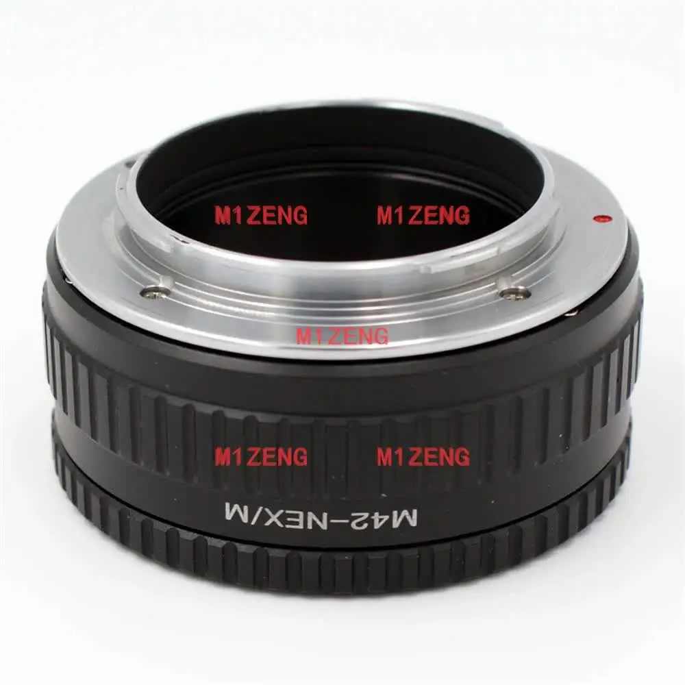 Hersmay M42-NEX Adattatore Tilt-Shift 360° Per Obiettivi M42 Su Sony E-Mount: Perfetto Per NEX, Alpha A7, A9 E Serie A6000