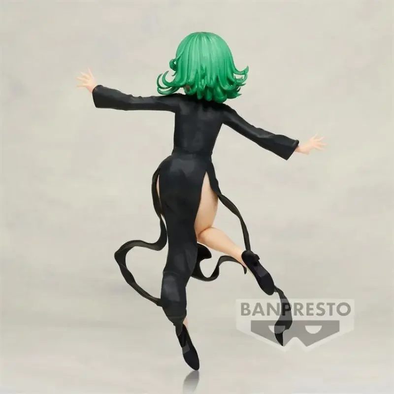 Original BANDAI Banpresto ONE PUNCH-MAN Terrible Tornado Tatsumaki PVC Anime Figure Action Figures Model Toys