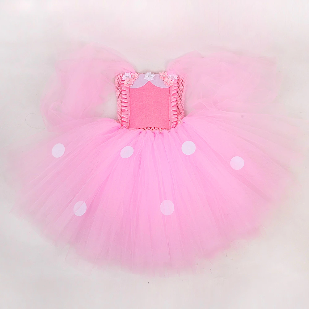 Baby Pink Minnie Costumes for Girls Birthday Party Ballet Tutus Kids Christmas Halloween Dresses Princess Cartoon Animal Outfit