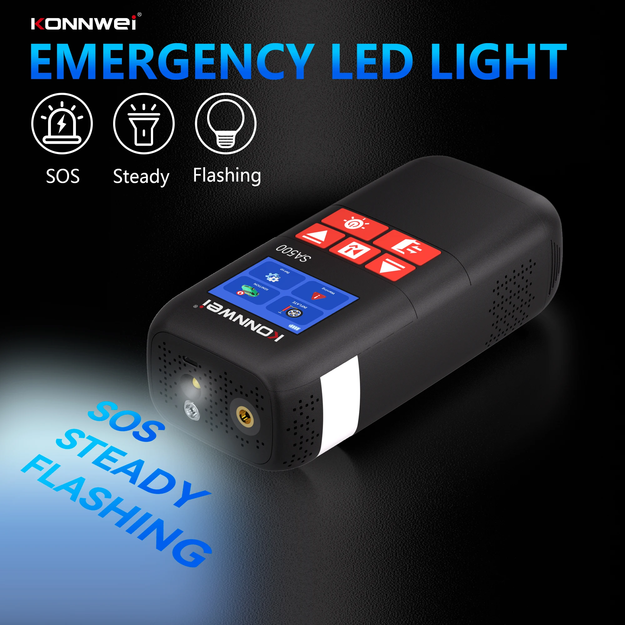 High Power Lithium Battery Car Jump Starter, 12V Booster Jump Starter