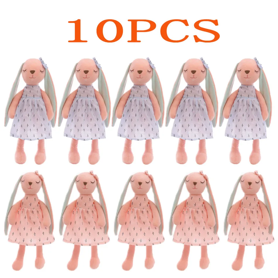 

1/10pcs 35cm Plush Rabbit Doll Cute Cartoon Plush Pillow Bunny Stuffed Toy Girl's Plush Toy