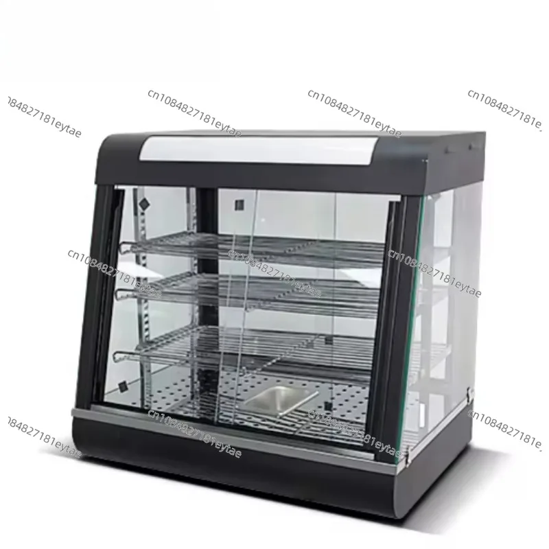 

Commercial Insulated Stainless Steel Display Cabinet Full Glass Door Electric Food Warmer