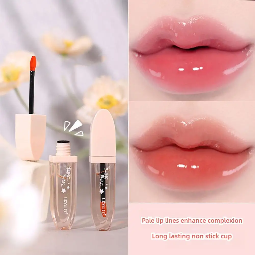 Color Changing Lip Oil Clear Nourishing Lip Gloss Oil Lip Balm Lip Glaze Lip Care Moisturizer for Dry Cracked Lips