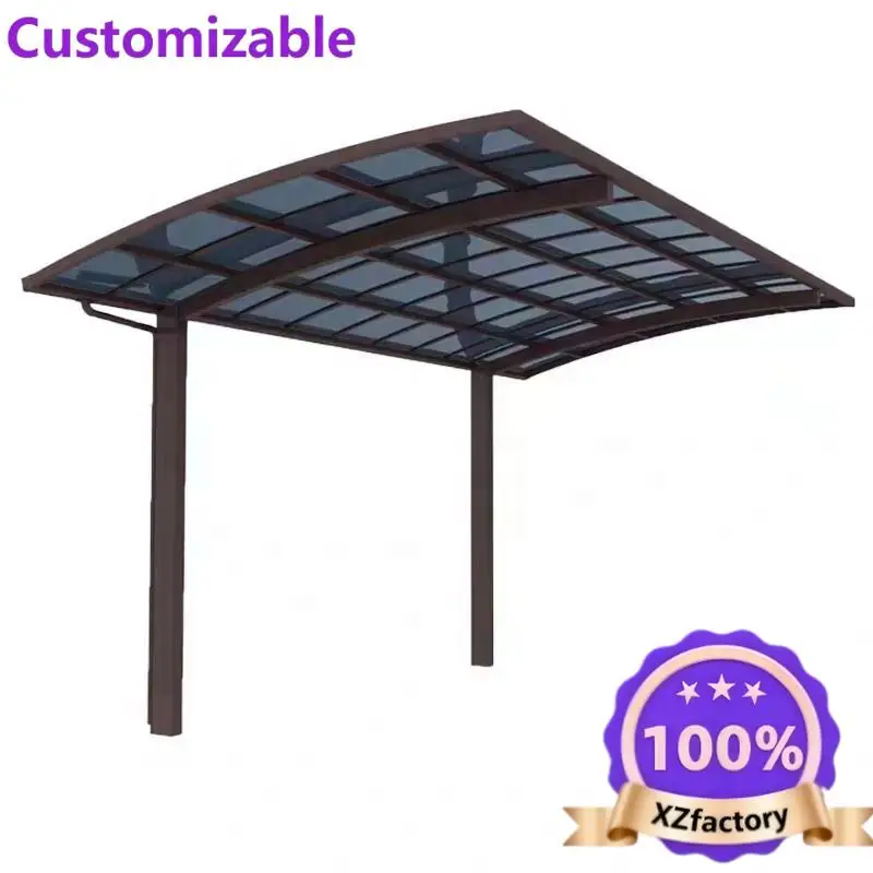 Factory Direct 2026 Portacarport con struttura in metallo resistente Garage Ampio spazio Doppio parcheggio per auto Portacarport