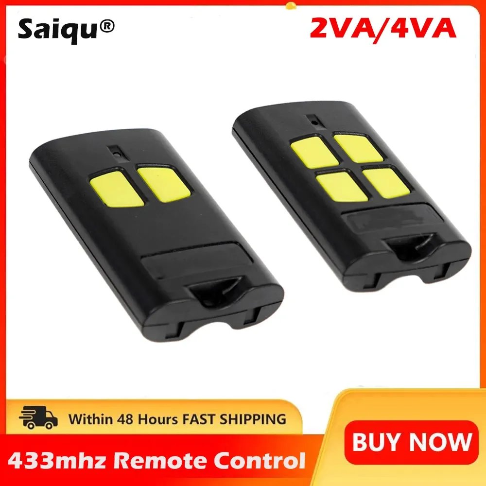 

Gate Remote Control Universal Garage Controls Compatible TO.GO 2VA 4VA 433 Mhz Rolling Code Garage Door Command