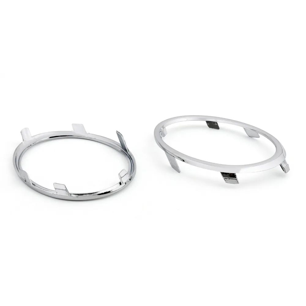 Areyourshop 1 Pair Chrome Front Fog Lamp Light Cover Trim Decorate Frame for Audi B8 A4 2009 2010 2011 2012 Car Accessories