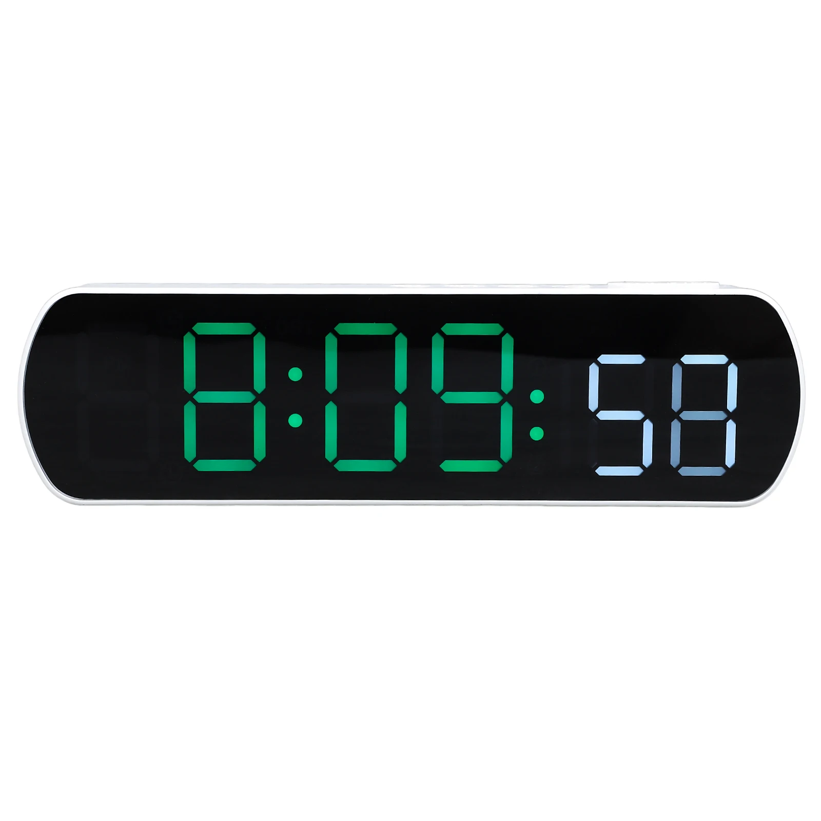 

Digital Alarm Clock Green LED Large Display Loud Compact Bedroom Clocks Plastic Material Durability Ideal Elderly