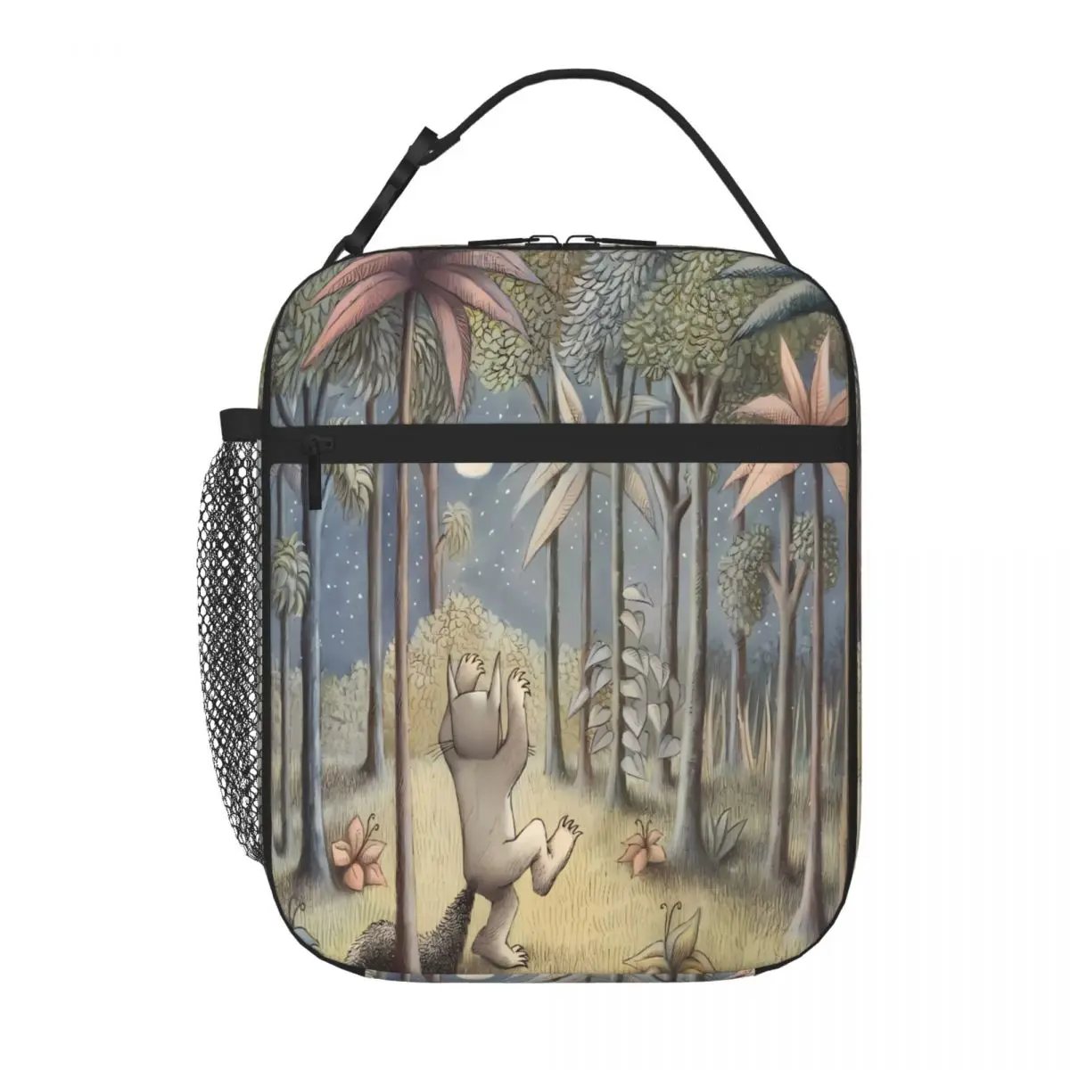 Bestselling Where The Wild Things Are Handheld Insulated Snack Tote Cycling Trip Picnic Lunch Bag