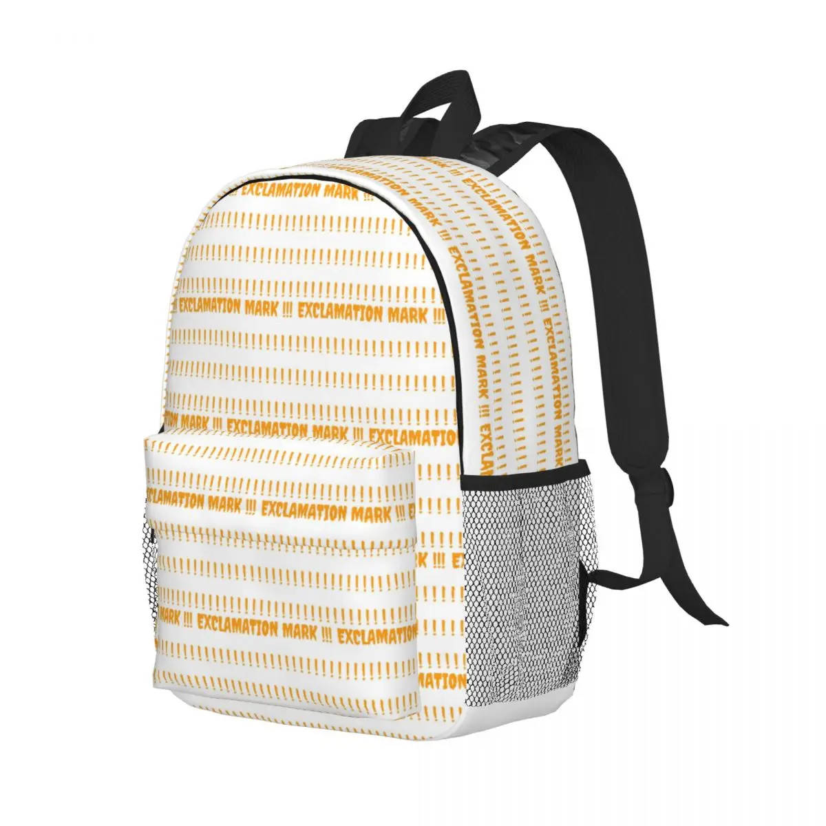 Exclamation Mark Alert The World For Upcoming Future Backpack Student Boy Girl BookBag Men Women School Bag Laptop Shoulder Bags